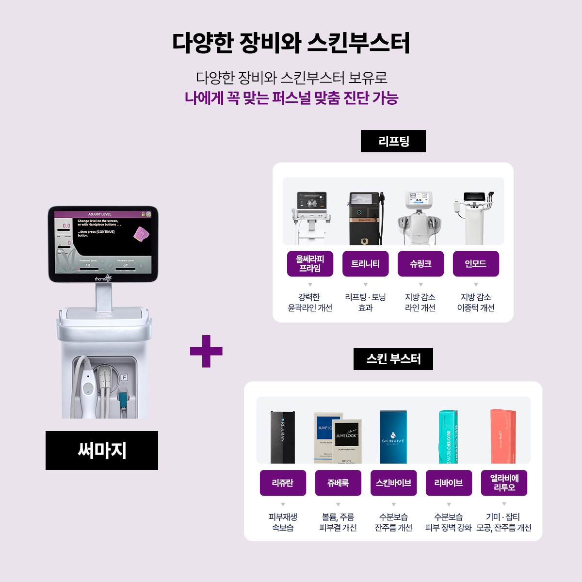 효과를 올리는 써마지 시너지 조합