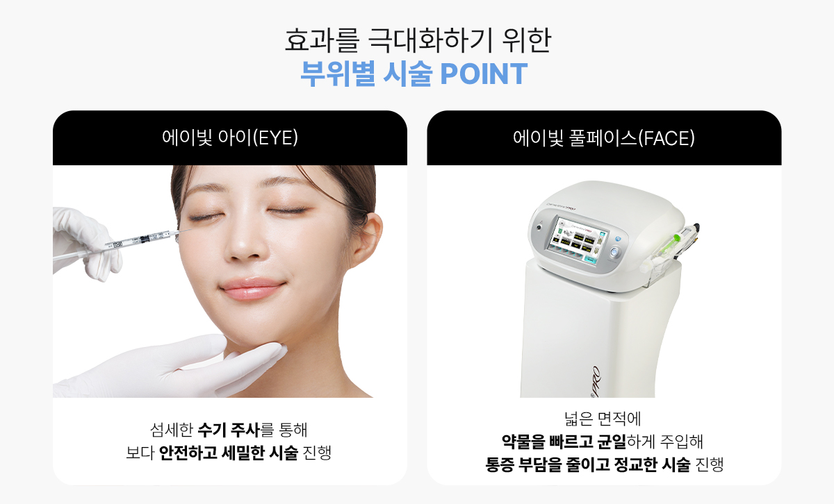 에이빛주사 시술 방법